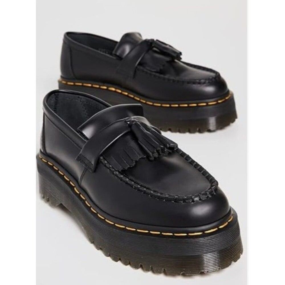 Dr. Martens Adrian Quad Platform Loafers Unisex US W7 M6 EU 38 NWOB - Picture 9 of 13